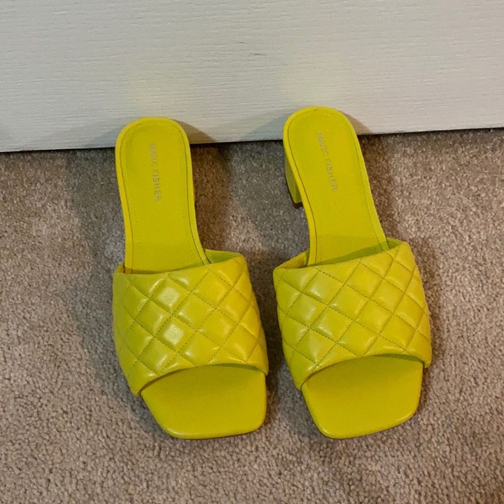 Yellow Marc Fisher shoes